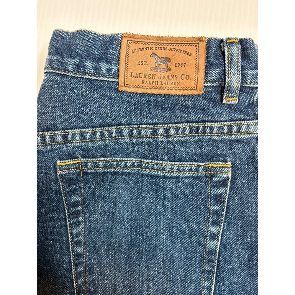 Lauren Jeans Co. Ralph Lauren Womens Jeans Size 10‎ Blue Denim Straight